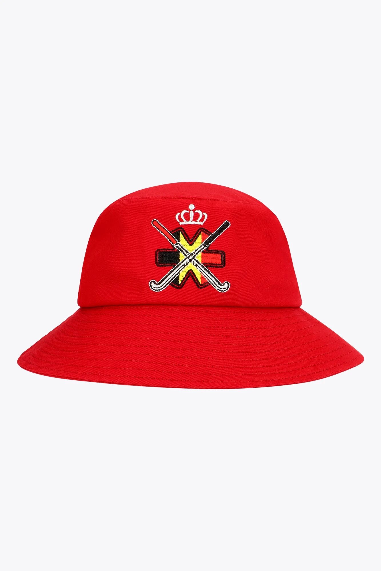 official-belgium-fan-bucket-hat-cappello-tifoso-rosso image 1