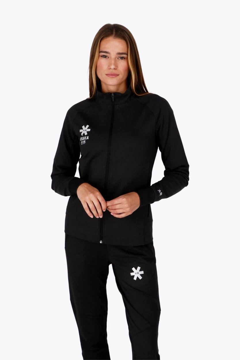 osaka-women-track-top-giacca-full-zip-black image 2