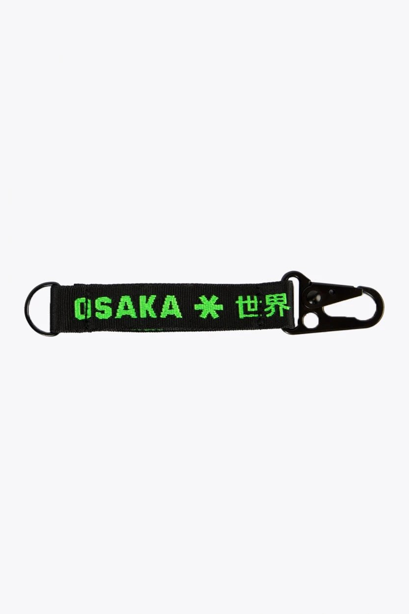 osaka-keychain-portachiavi-nero-verde-in-metallo image 1