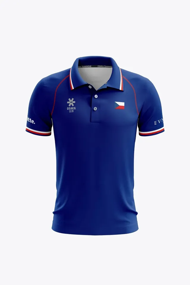 osaka-official-czech-republic-women-polo-jersey-blu-royal image 1
