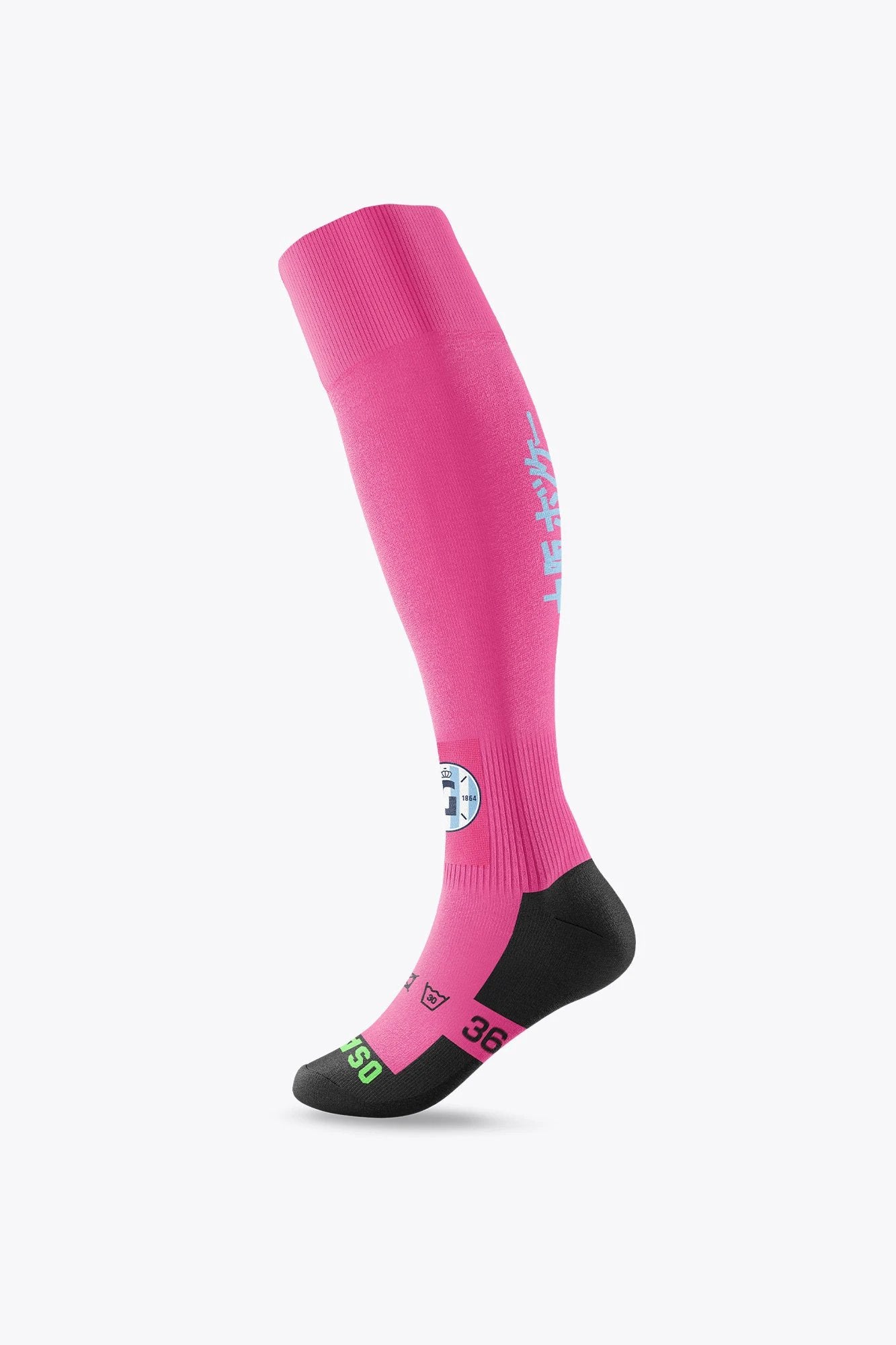 osaka-gantoise-x-think-pink-calze-hockey-ehl-fluo-pink image 2