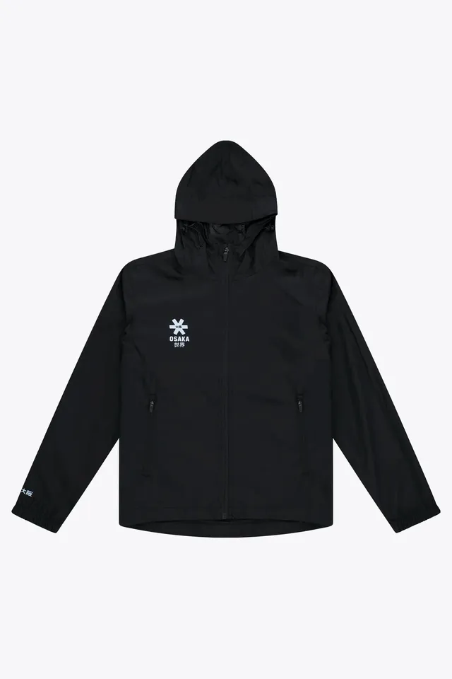 osaka-kids-training-rain-jacket-giacca-antipioggia-black image 1