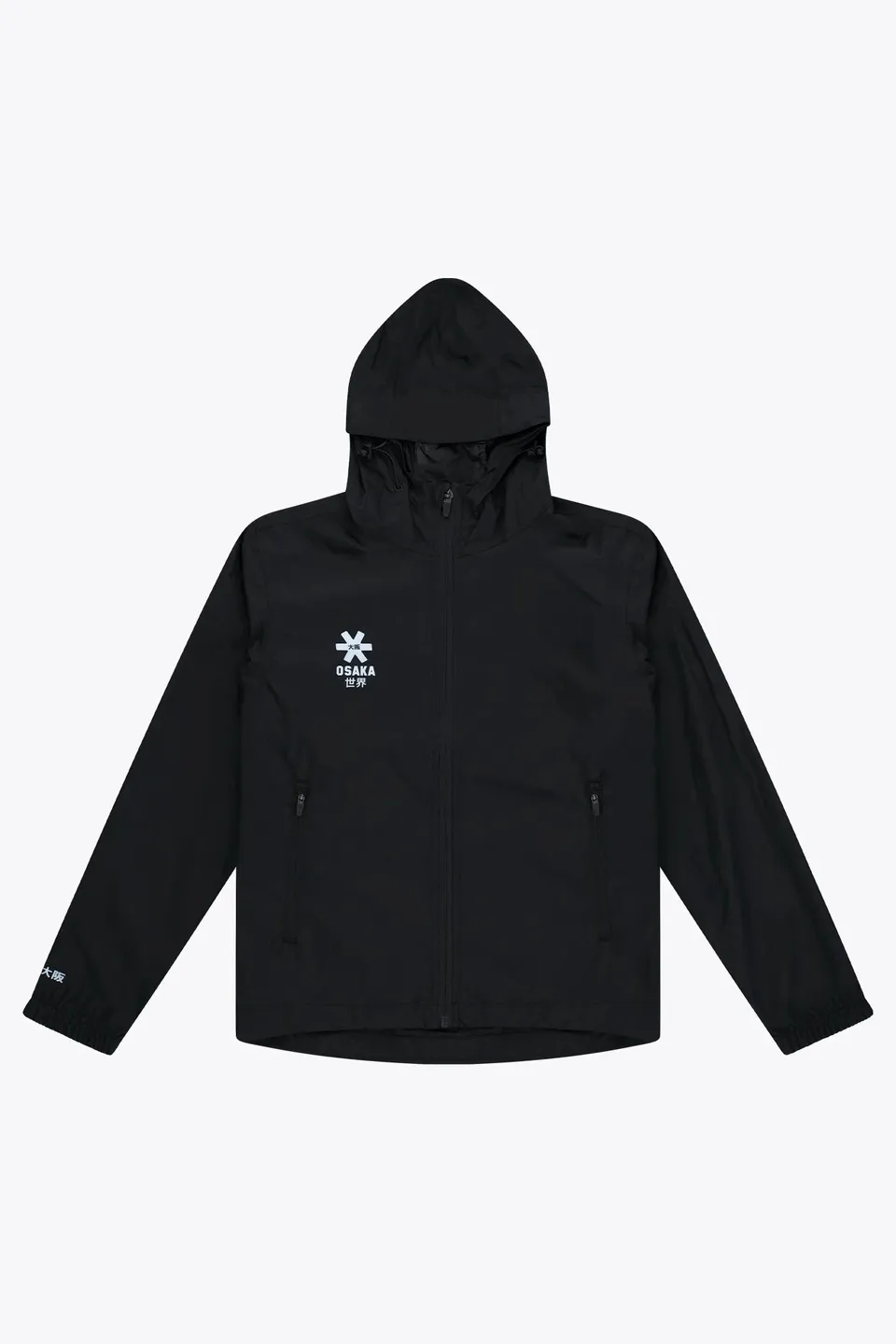 osaka-kids-training-rain-jacket-giacca-antipioggia-black image 1