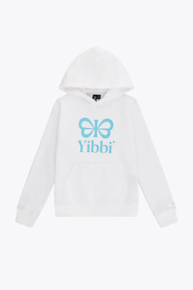 osaka-yibbi-felpa-hoodie-bambino-bianco image 1