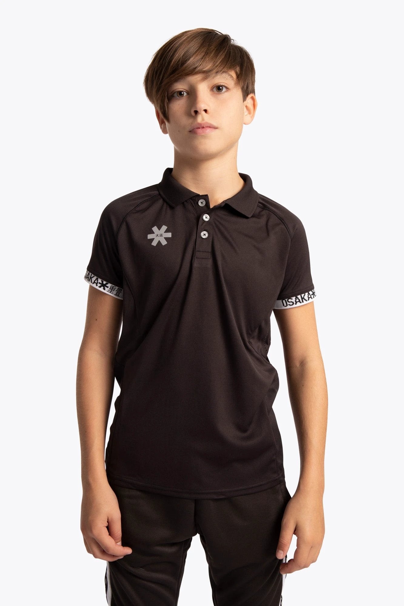 osaka-kids-polo-jersey-black image 3