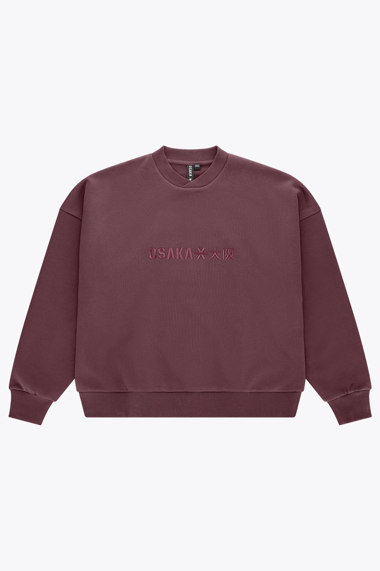 osaka-sweater-cross-collar-uomo-peppercorn image 1