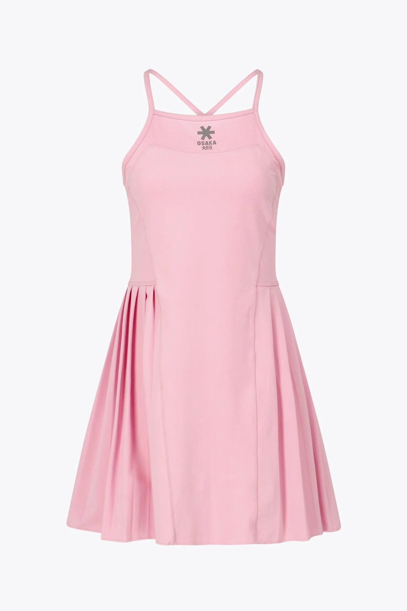 osaka-women-pleated-tech-dress-vestito-sportivo-rosa-fondant image 1