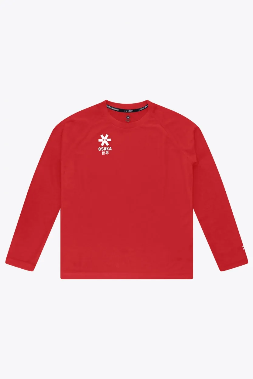 osaka-training-maglia-manica-lunga-bambino-rosso image 1