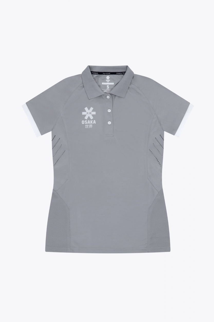 osaka-women-polo-jersey-grigio-scuro image 1