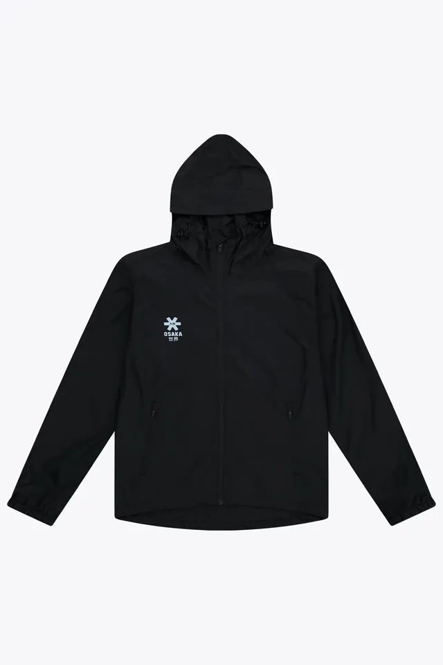 osaka-training-rain-jacket-unisex-black image 1