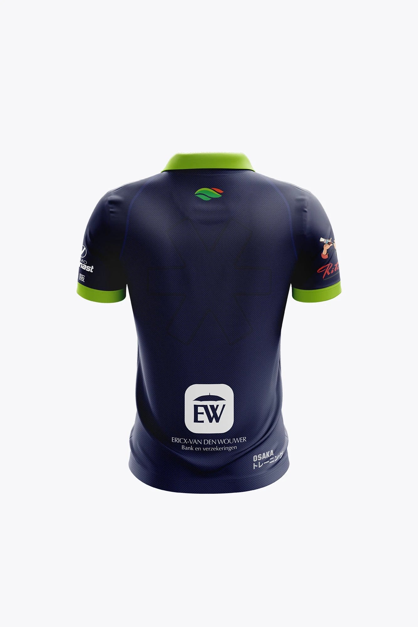 isca-kids-jersey-maglia-polo-club-navy image 2