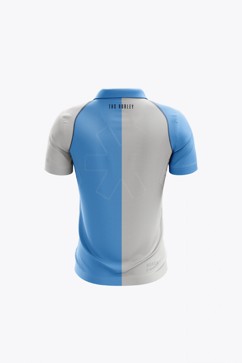 osaka-hurley-kids-polo-jersey-retro-edition-polo-bambino-azzurro-grigio image 2