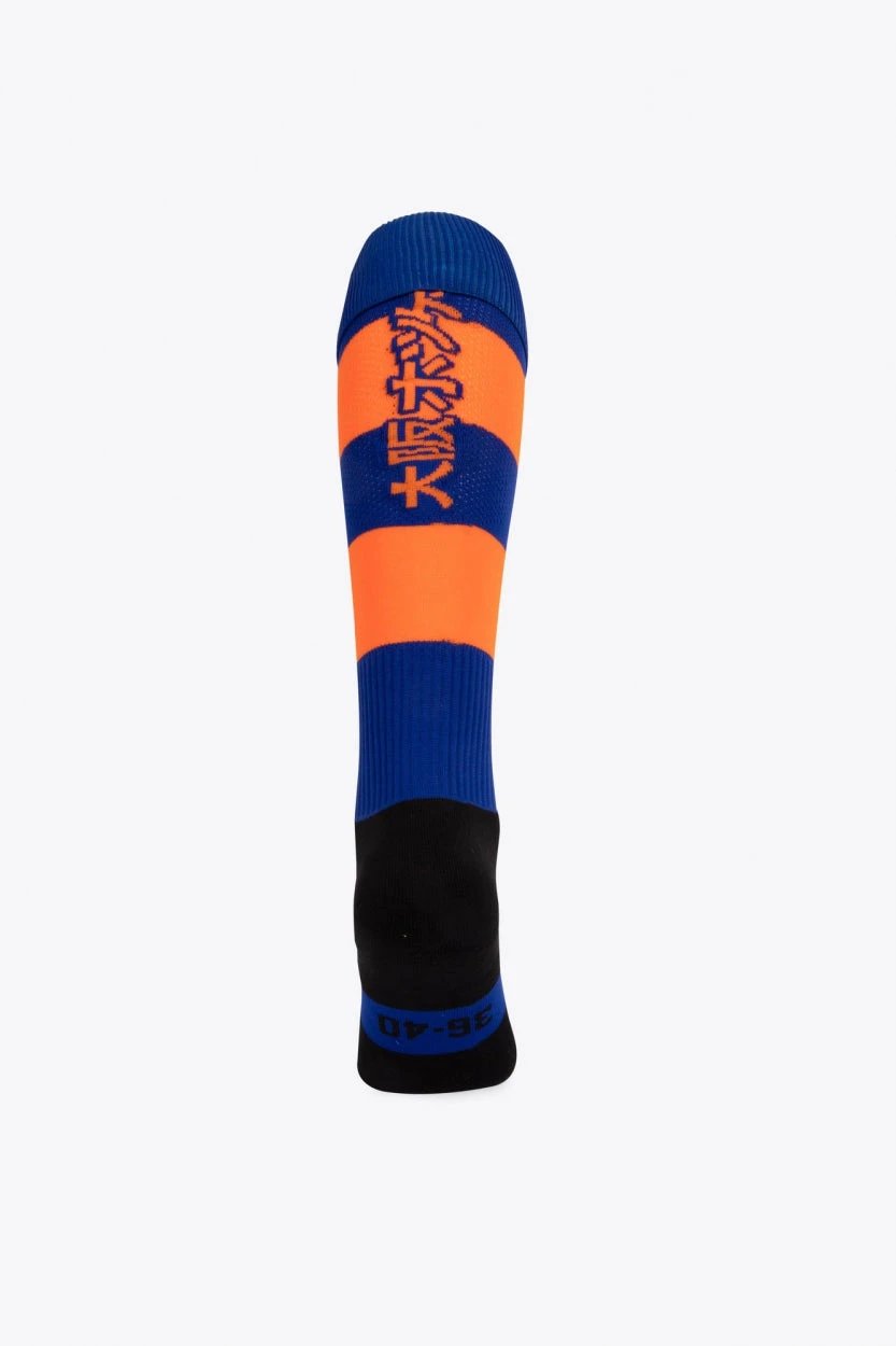 osaka-x-hc-ypenburg-calze-hockey-blu-arancio image 2