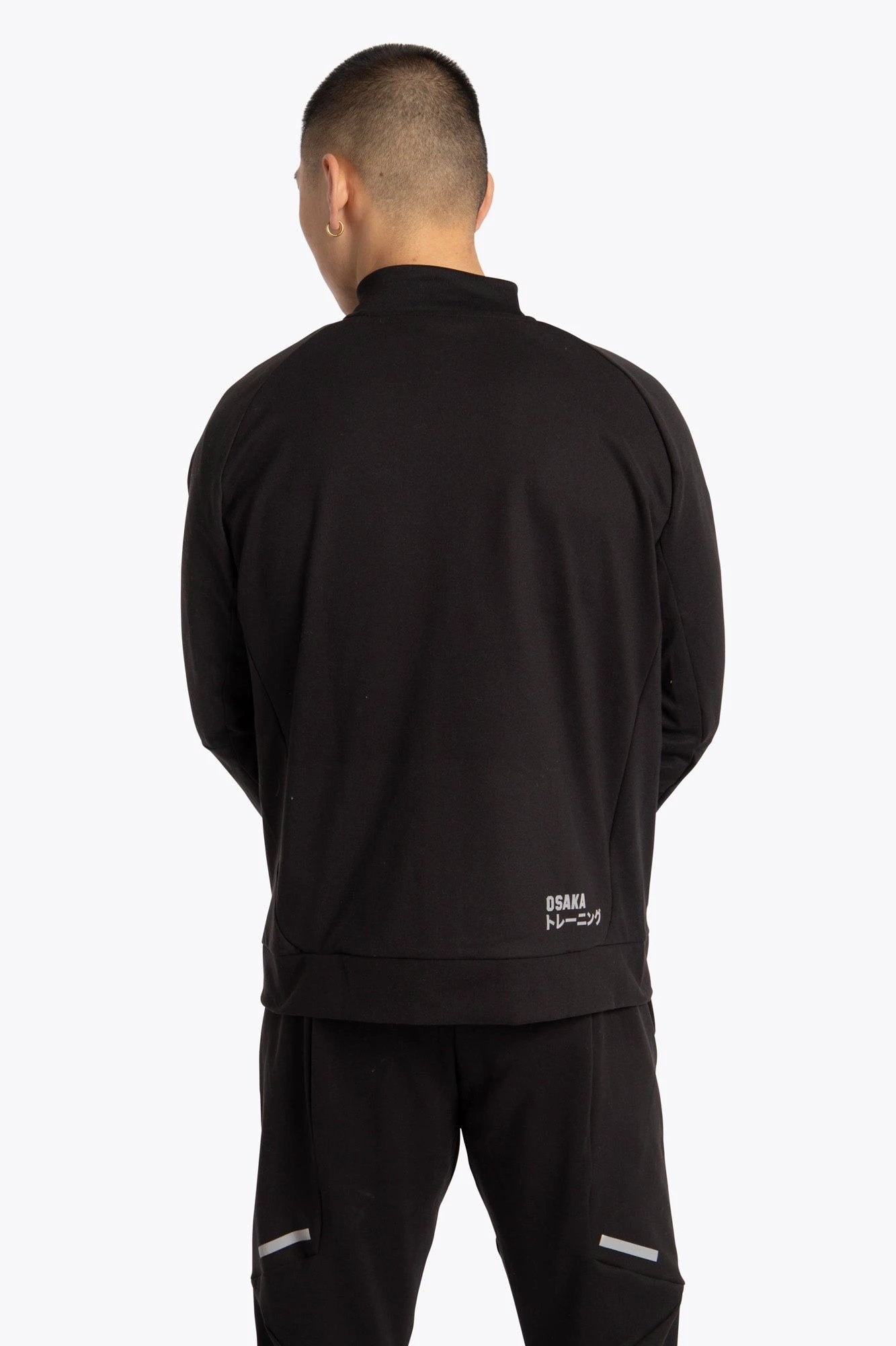 osaka-men-track-top-giacca-tuta-full-zip-black image 4