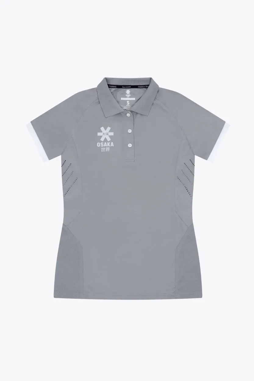 osaka-women-polo-jersey-grigio-scuro image 1