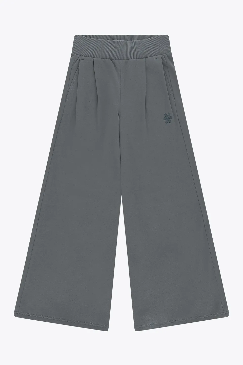 osaka-women-wide-leg-sweatpants-dark-grey-melange image 1