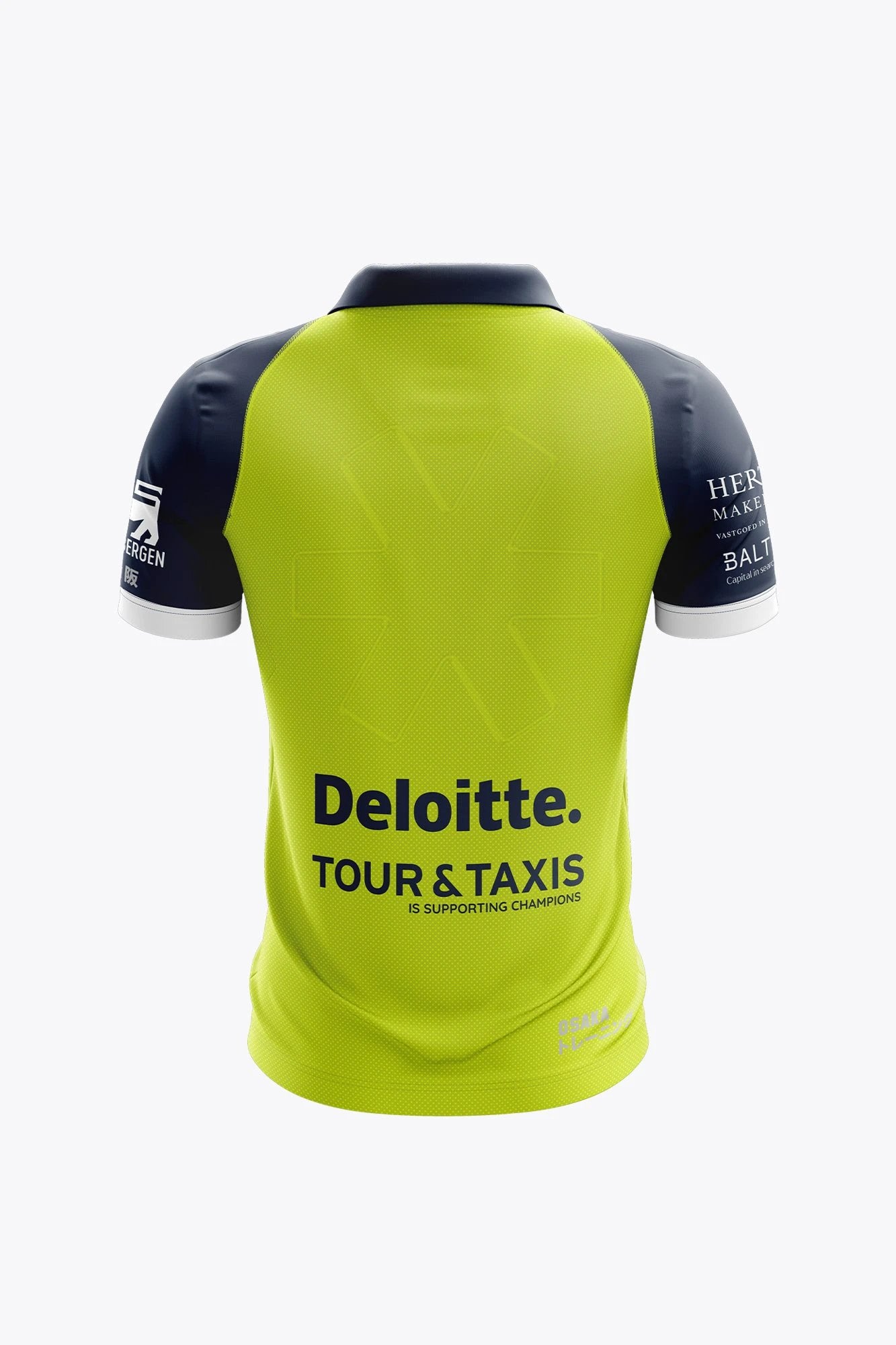 osaka-merode-women-polo-jersey-navy-lime image 2