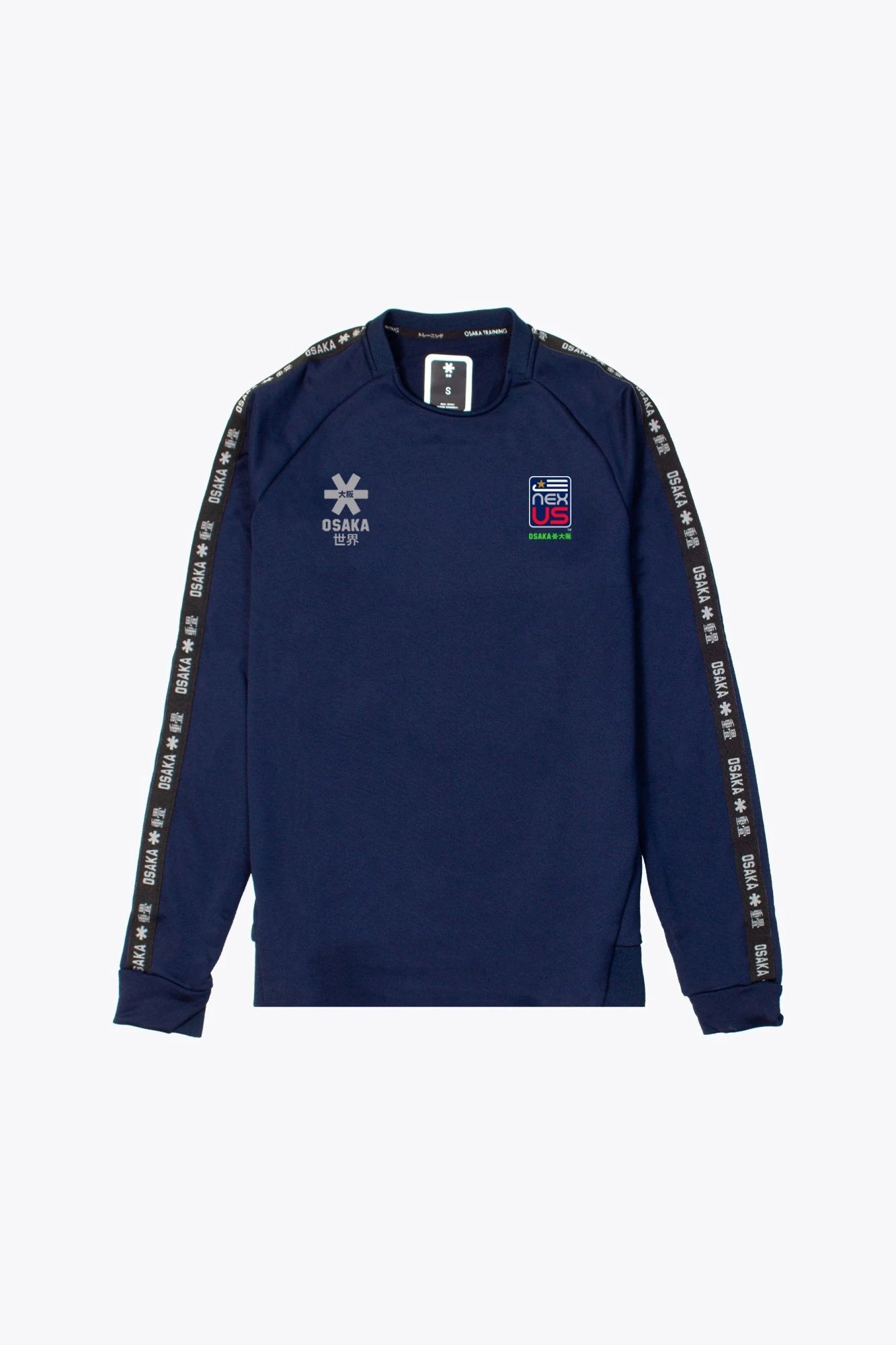 osaka-x-nexus-women-training-sweater-felpa-allenamento-donna-navy image 1
