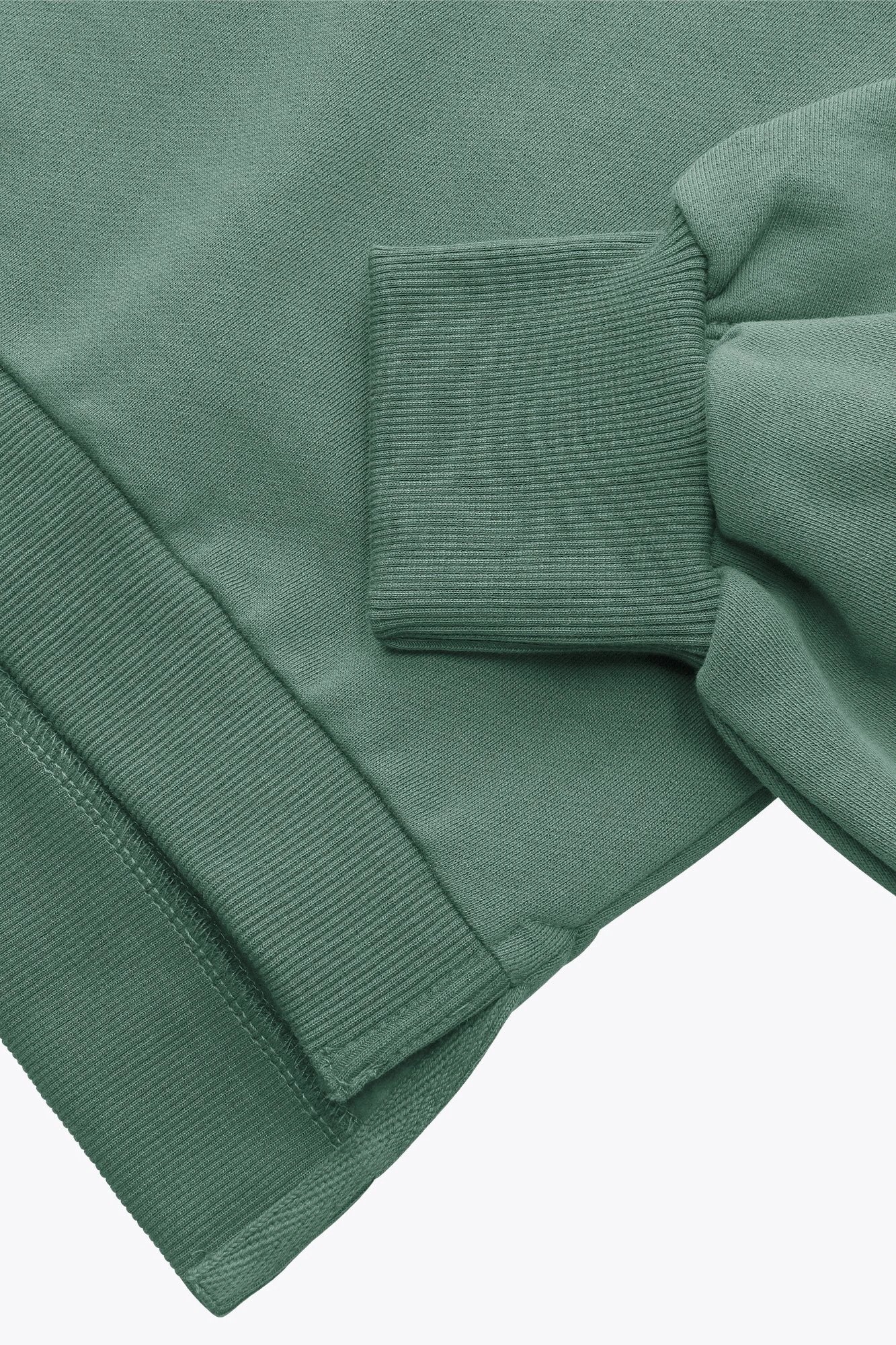 osaka-cropped-half-zip-donna-bayou-green image 5