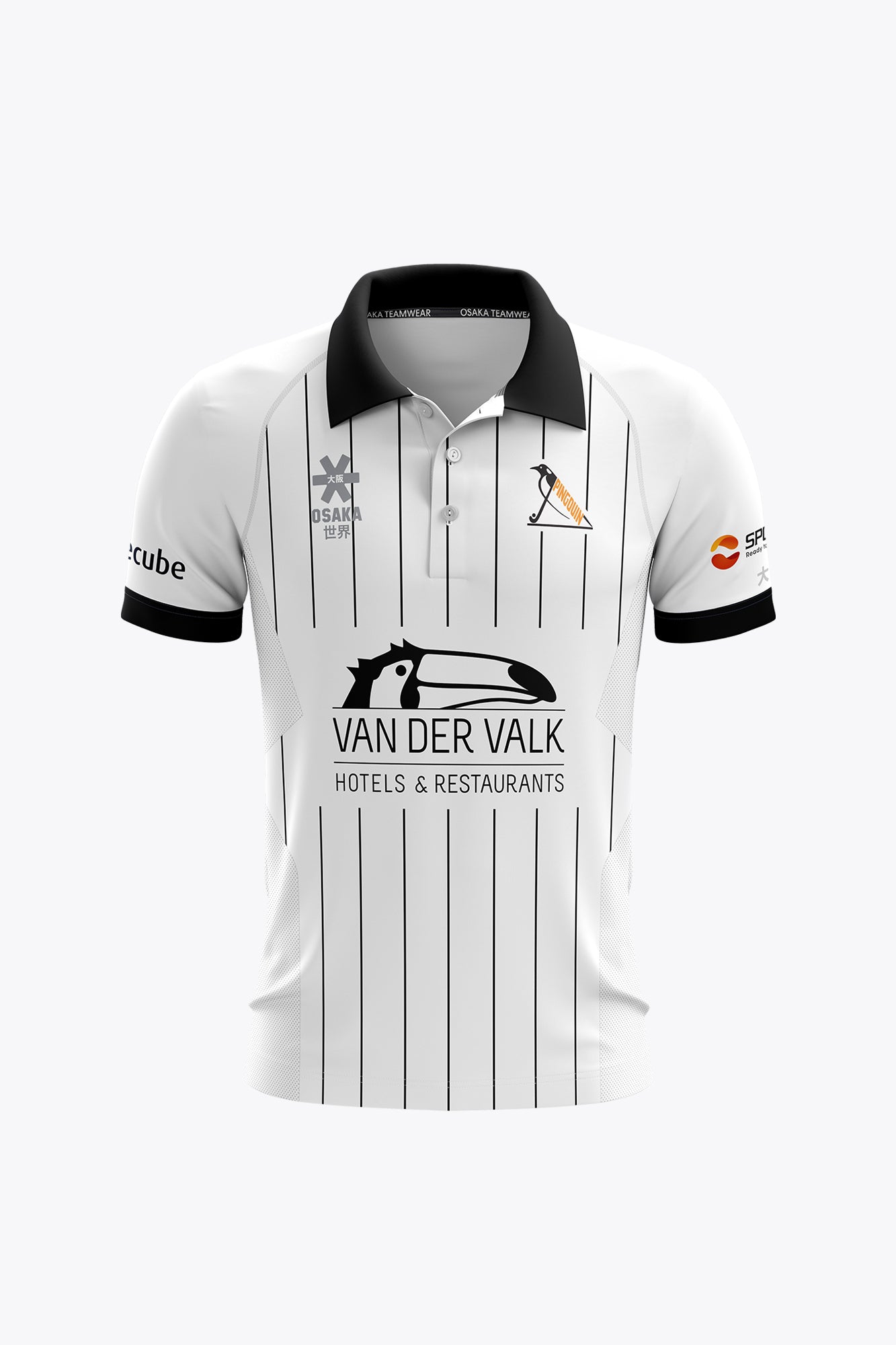 osaka-pingouin-polo-jersey-uomo-bianco image 1