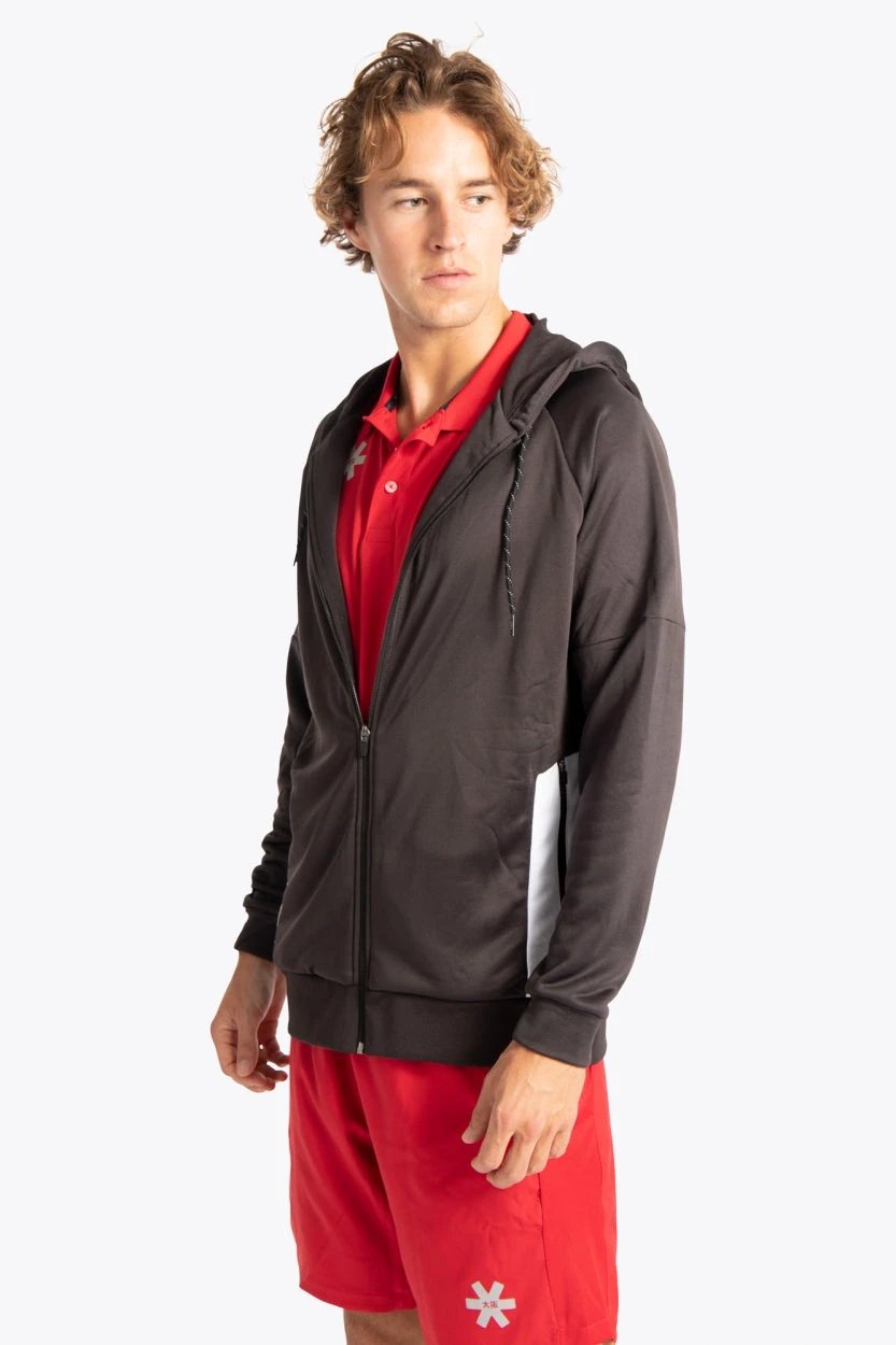 osaka-men-training-zip-hoodie-felpa-con-zip-uomo-black image 1