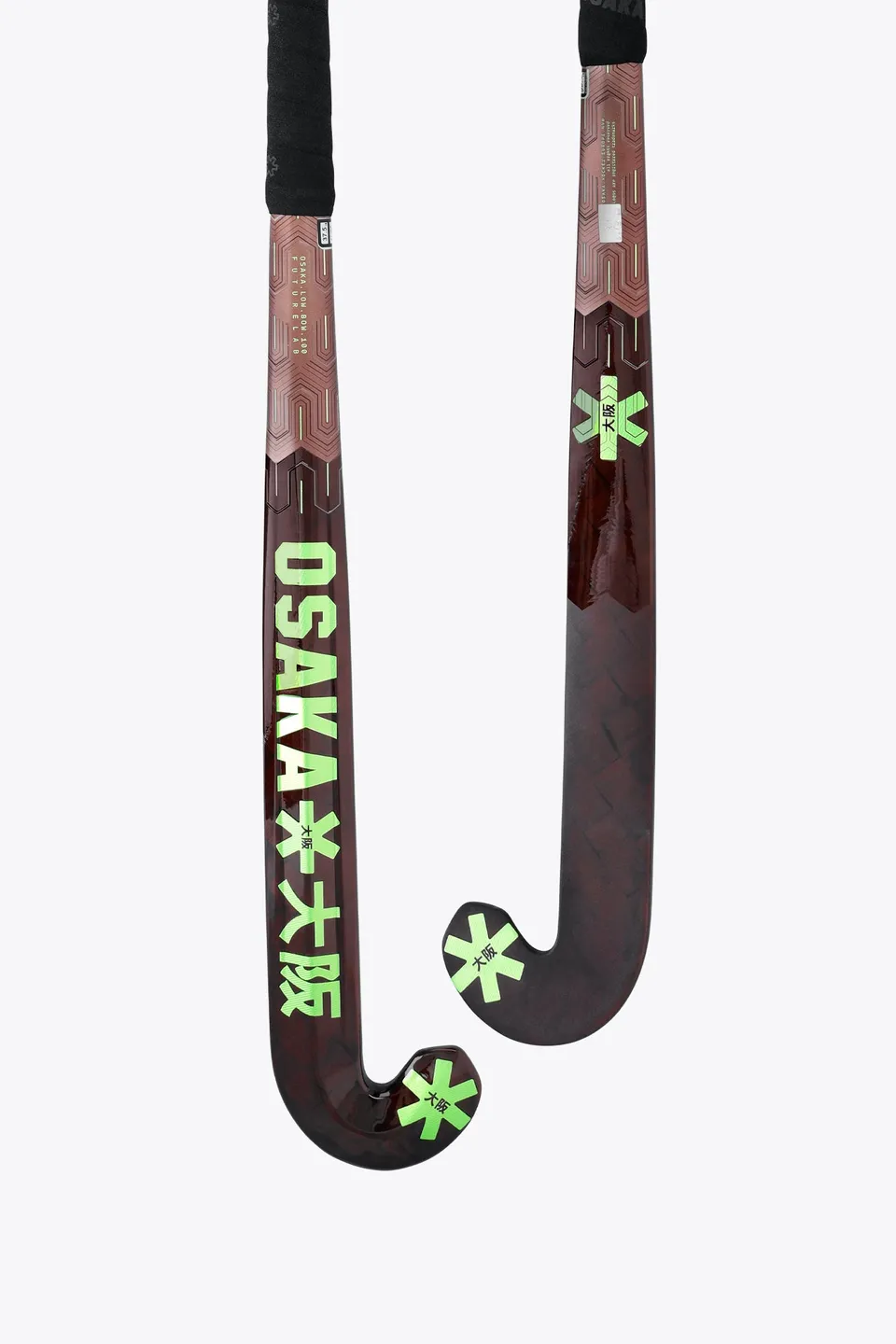 osaka-low-bow-ltd-futurelab-green-ash-mazza-hockey-100-carbonio image 1