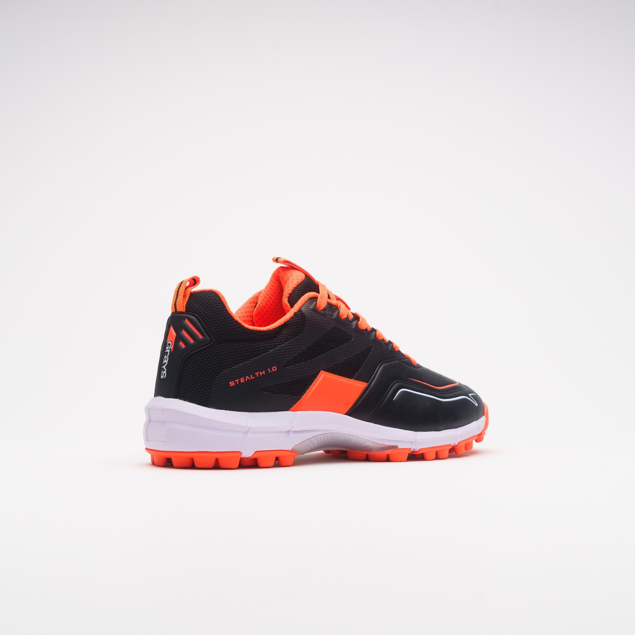 grays-stealth-shoe-scarpa-hockey-nero-arancione image 4