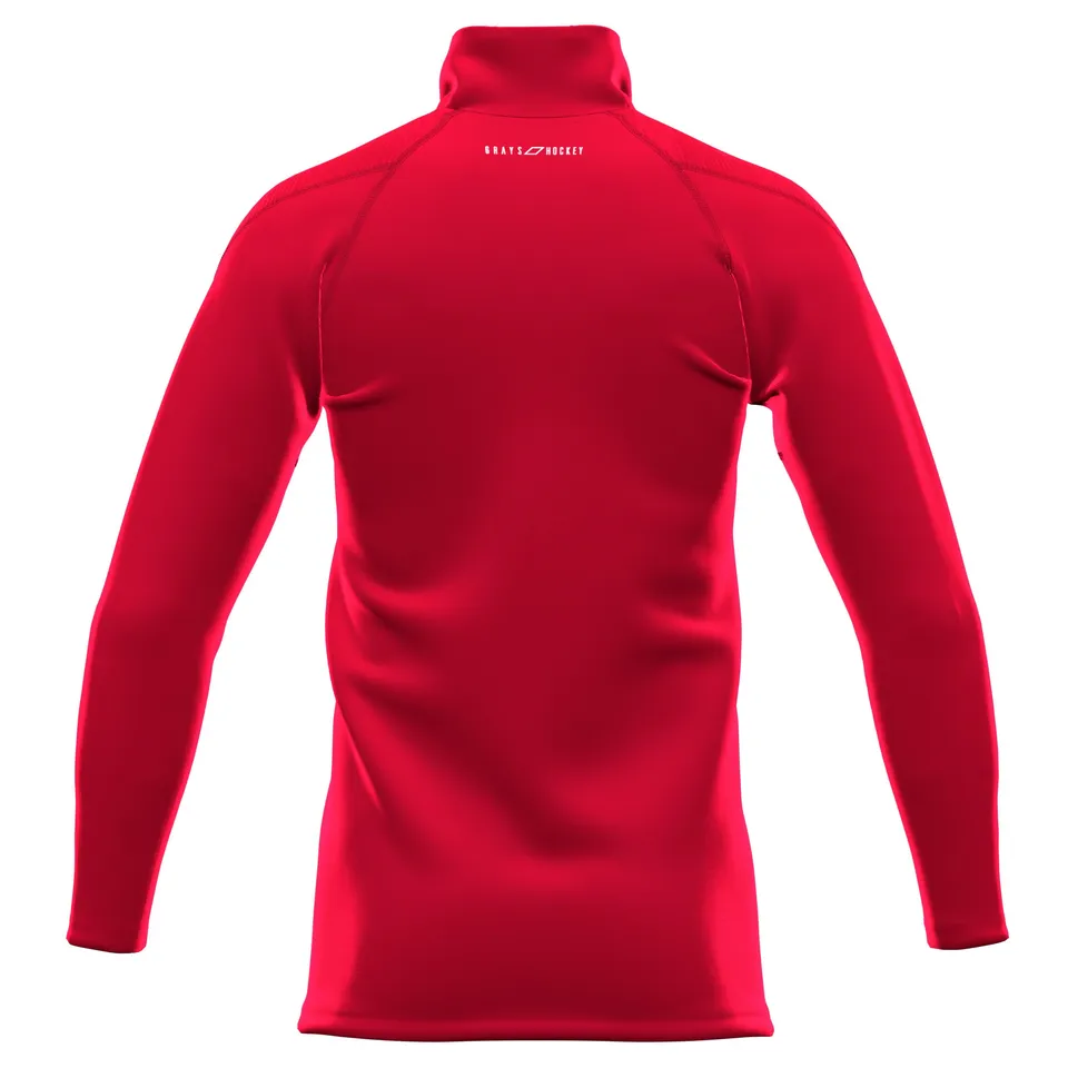 grays-gts-pile-1-4-zip-hockey-stockton-hc-rosso image 1
