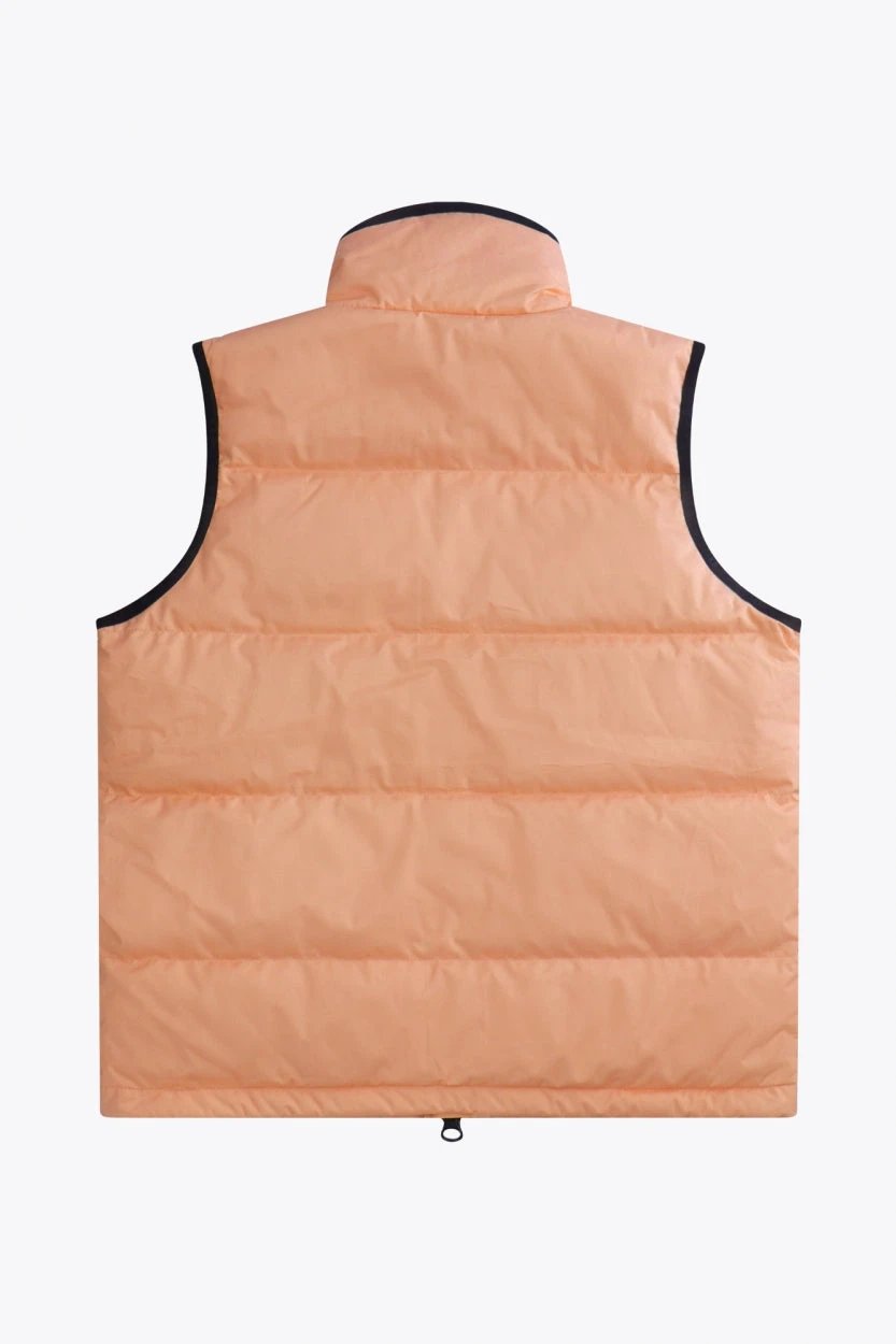 osaka-women-padded-gilet-peach-smanicato-imbottito-donna image 3