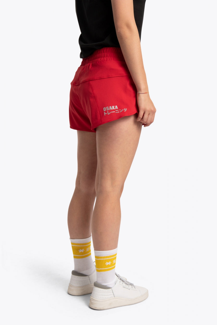 osaka-women-training-short-donna-rosso image 2