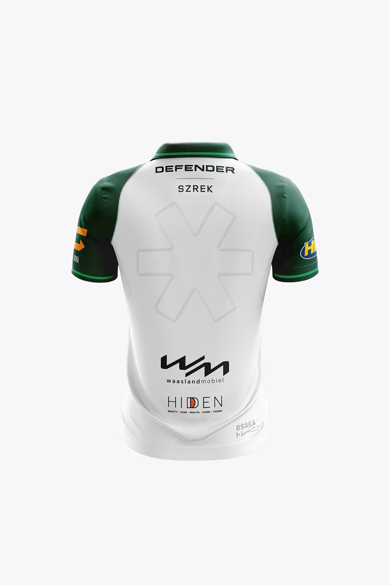 osaka-temse-kids-polo-jersey-white-dark-green image 2