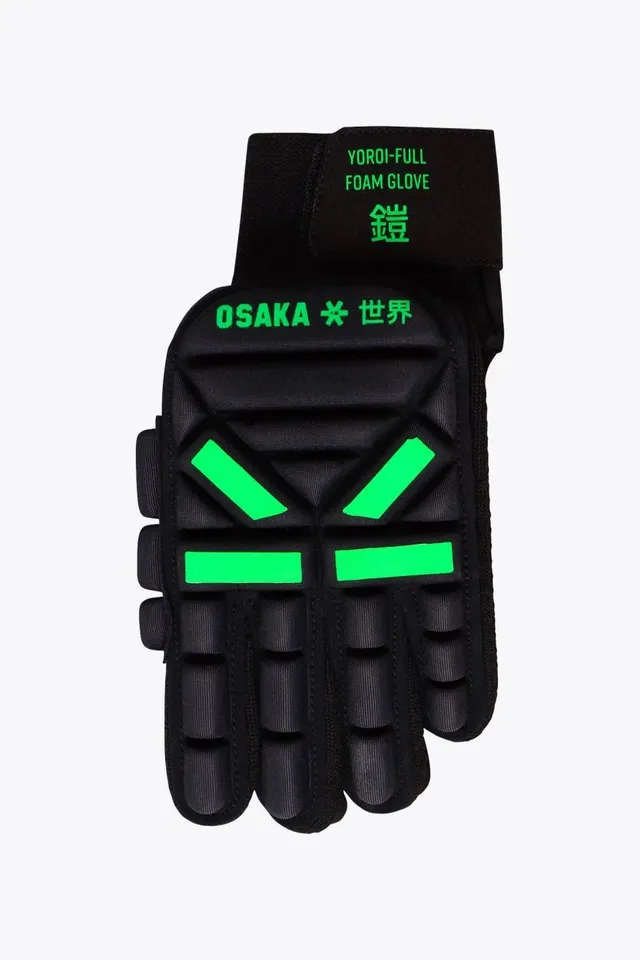 osaka-yoroi-full-foam-guanto-hockey-indoor-mano-sinistra-iconic-black image 1