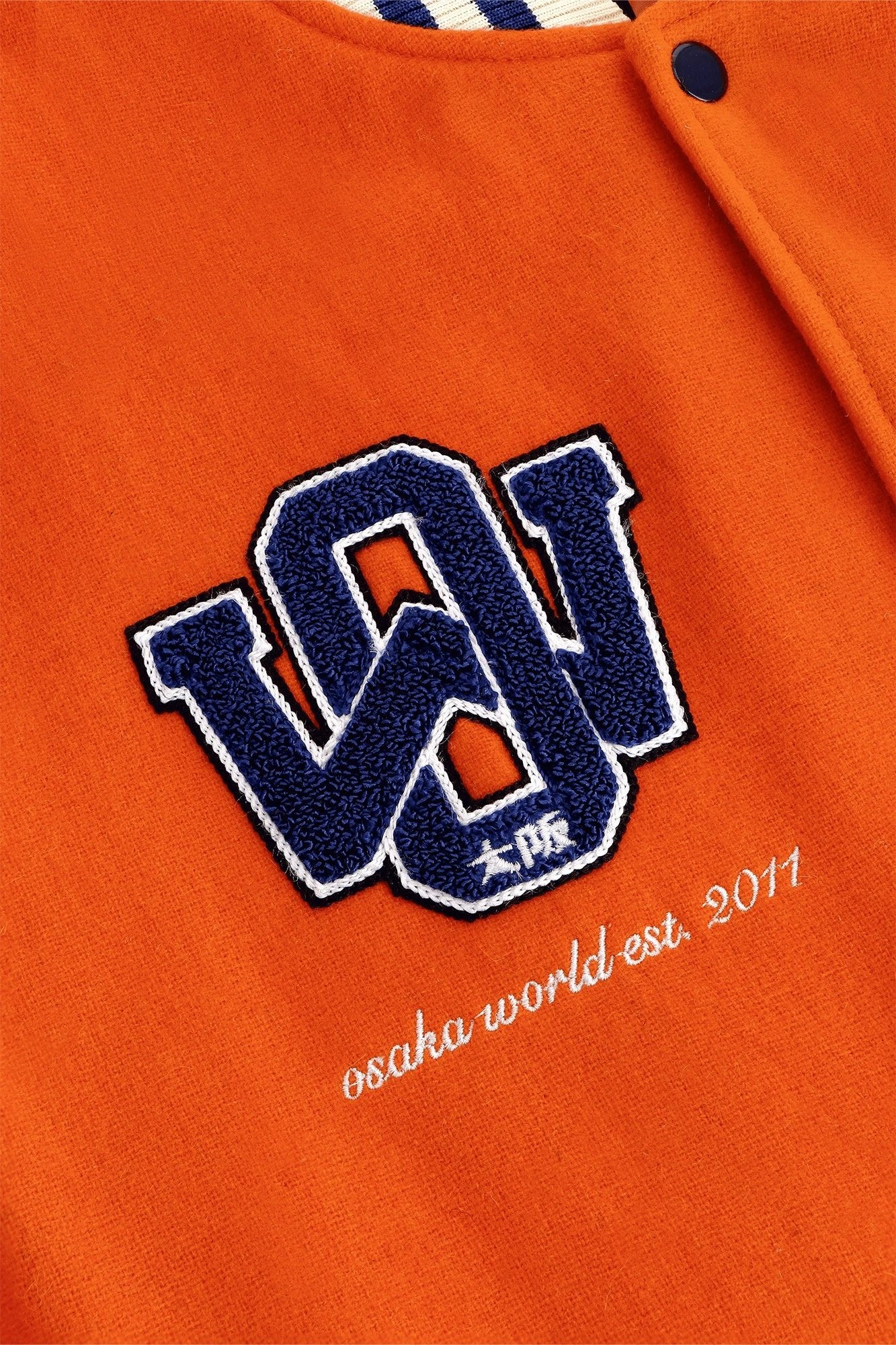 osaka-bloemendaal-varsity-jacket-orange-giacca-bomber-tifoso image 3