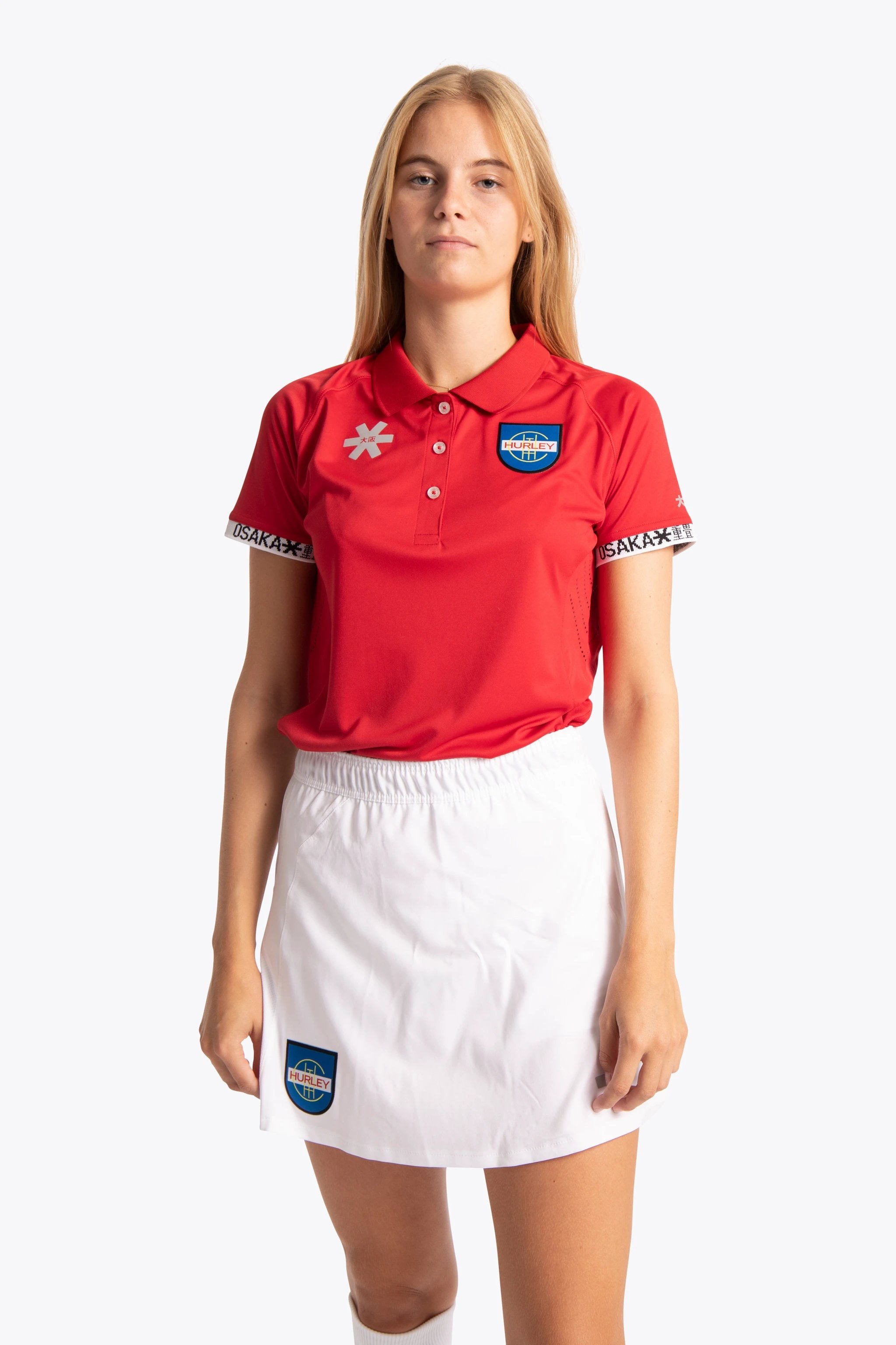 osaka-hurley-polo-donna-rosso image 3