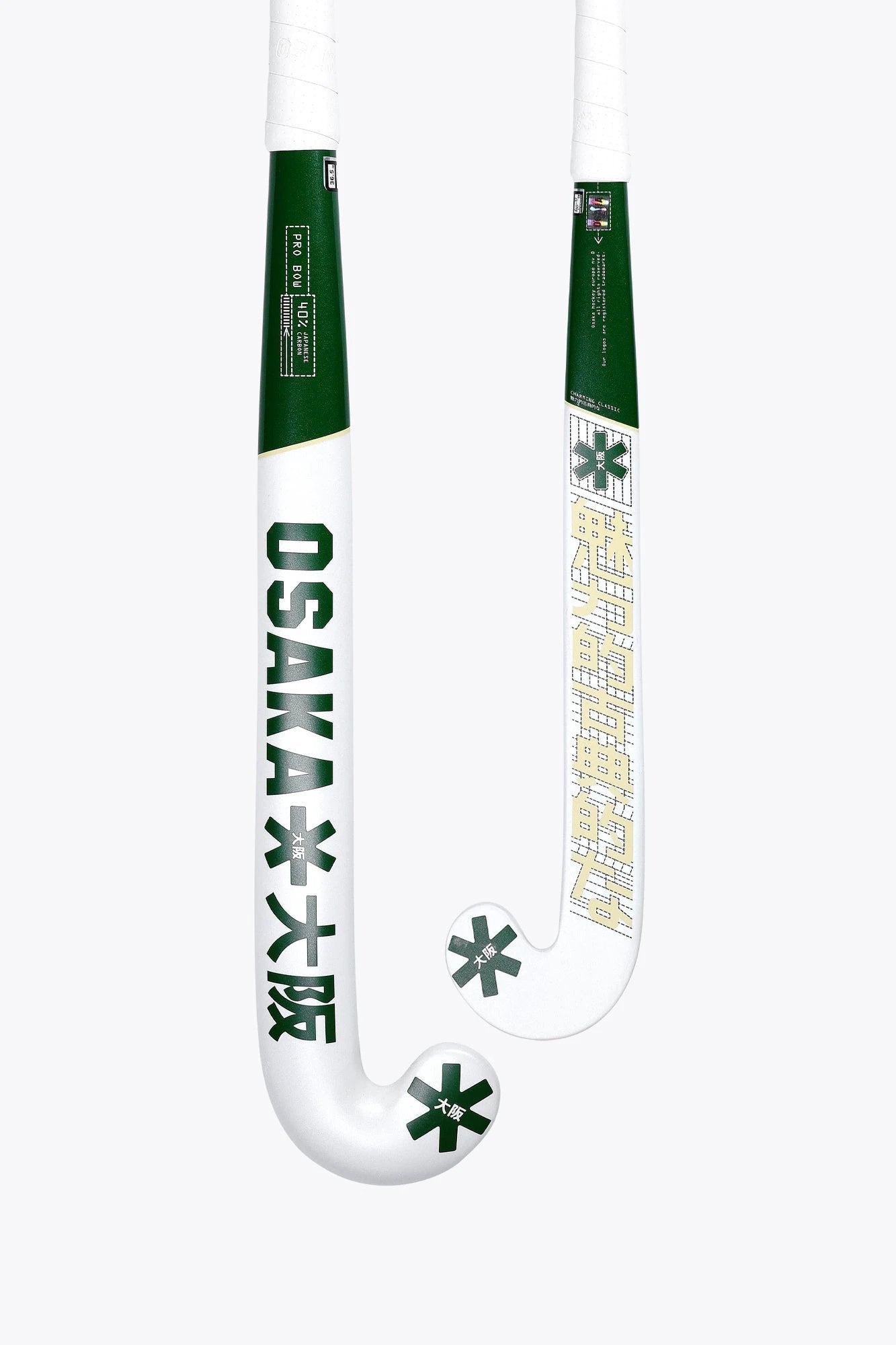 osaka-pro-bow-40-mazza-da-hockey-su-prato-verde-pine-needle-pearlescent image 1