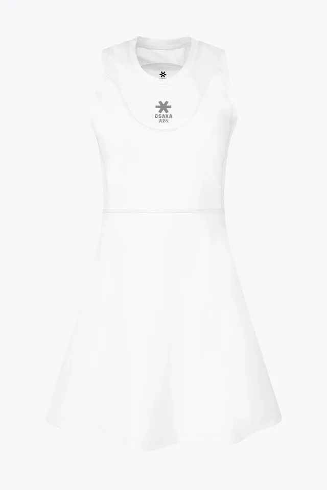 osaka-women-floucy-dress-abito-activewear-donna-white image 1