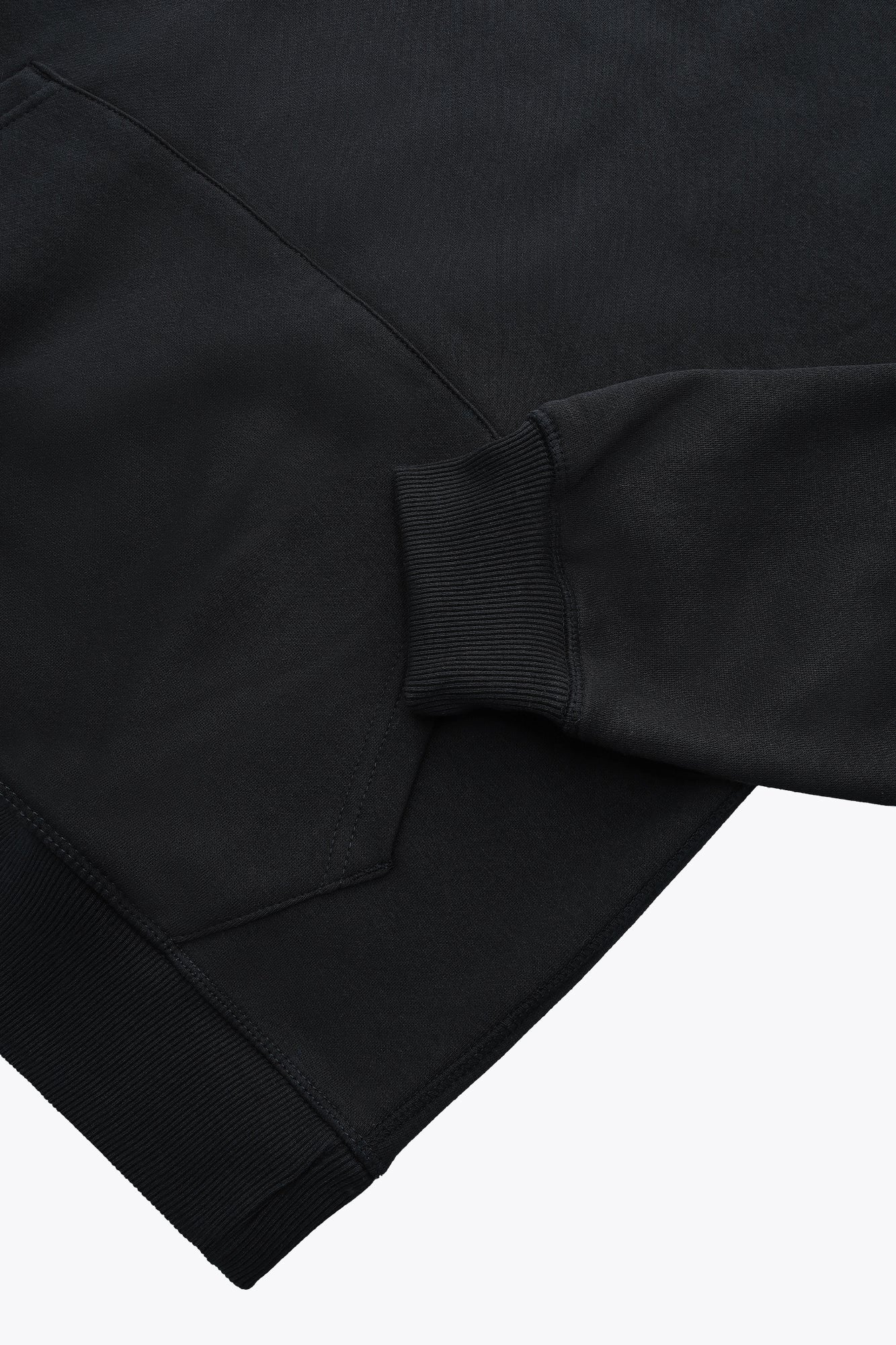 avoca-kids-hoodie-basic-felpa-cappuccio-bambino-nero image 4