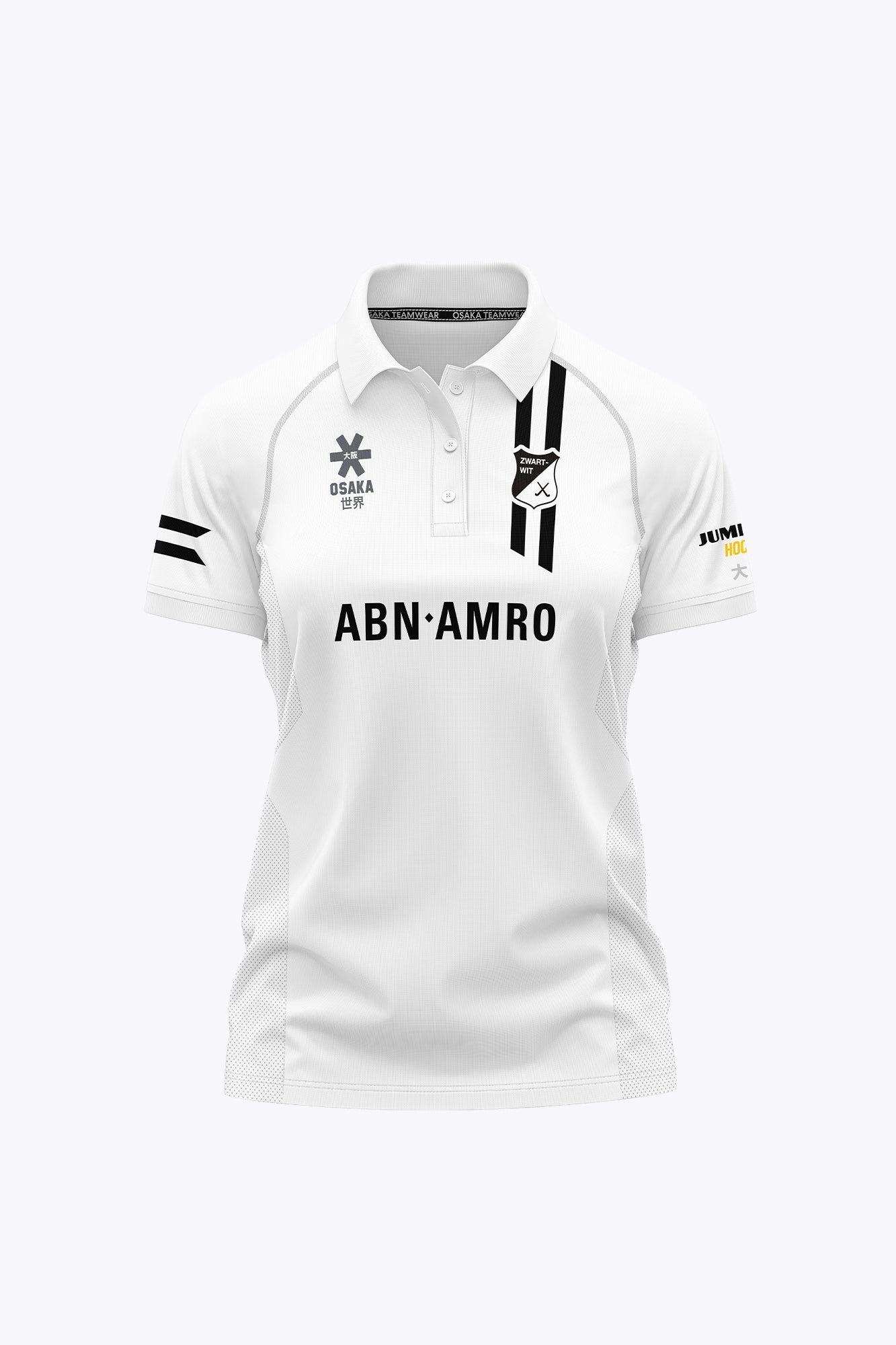 osaka-hc-zwart-wit-polo-donna-bianco image 1