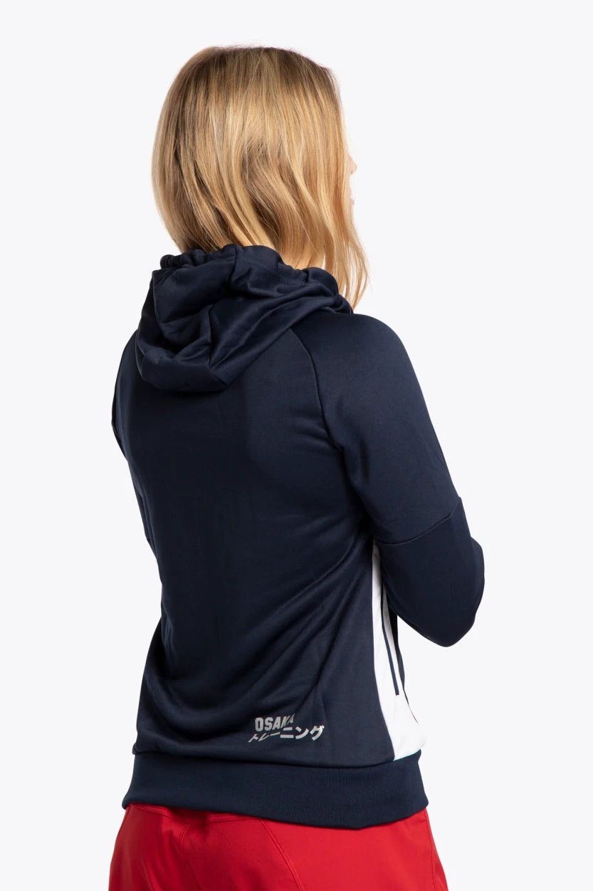 osaka-women-training-zip-hoodie-felpa-zip-donna-navy image 2