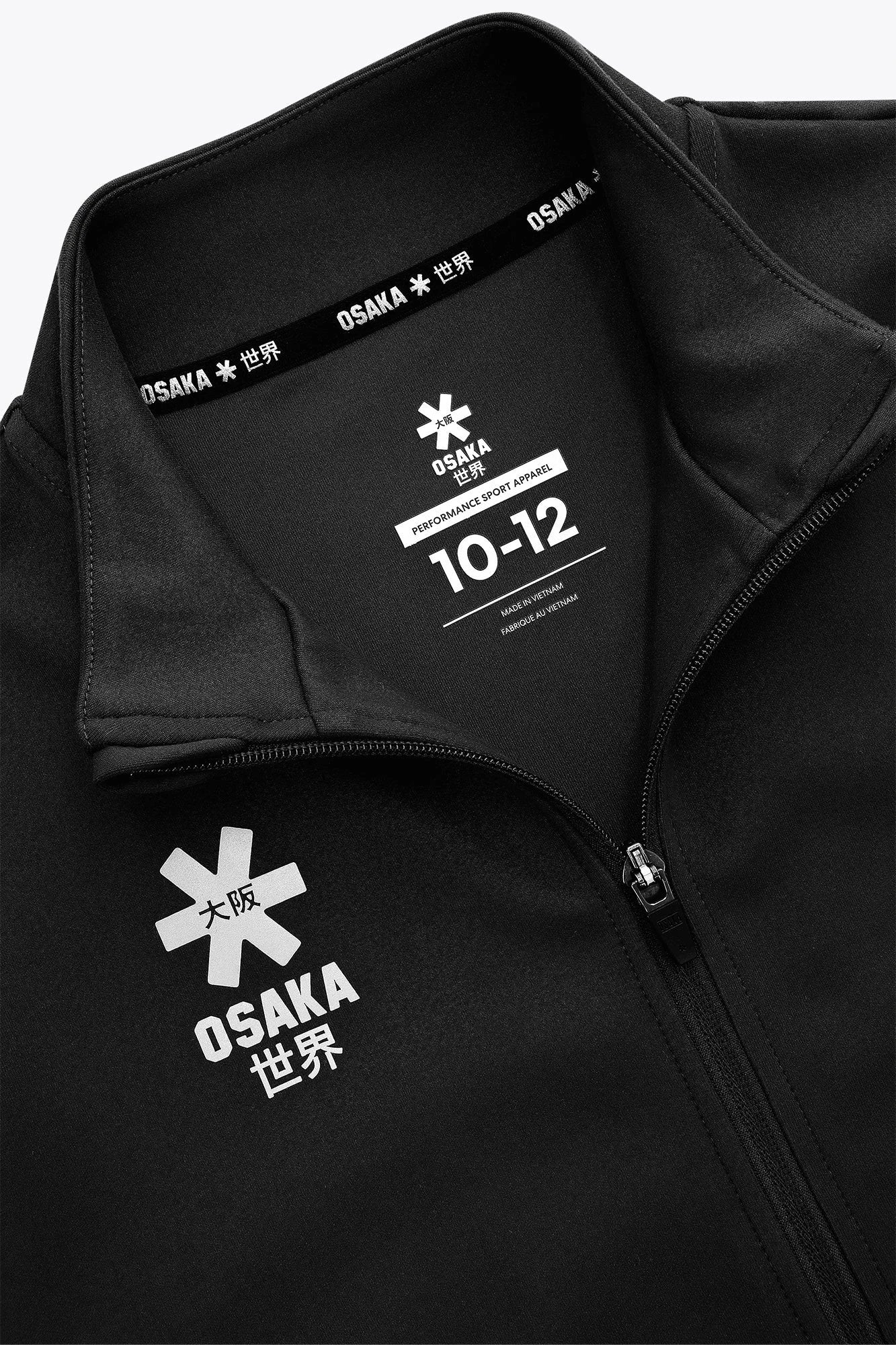 osaka-kids-track-top-pro-felpa-zip-bambino-nero image 3