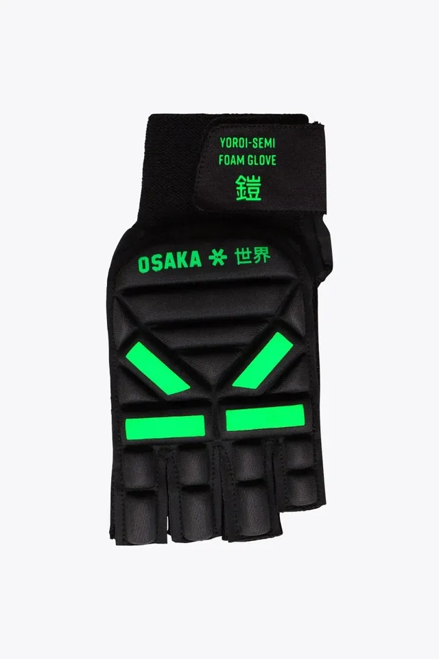osaka-guanto-hockey-yoroi-semi-foam-mano-sinistra-iconic-black image 1