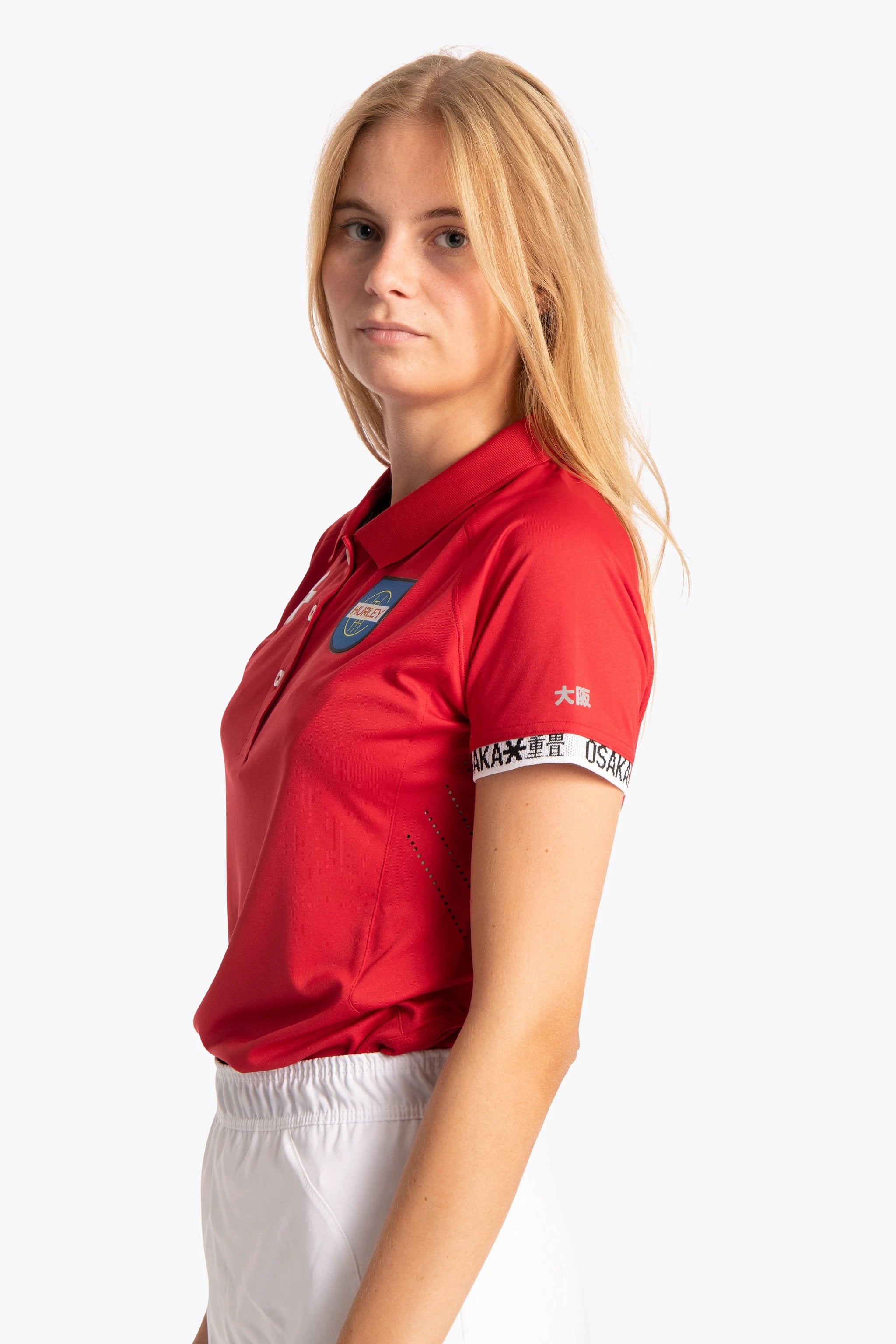 osaka-hurley-polo-donna-rosso image 7