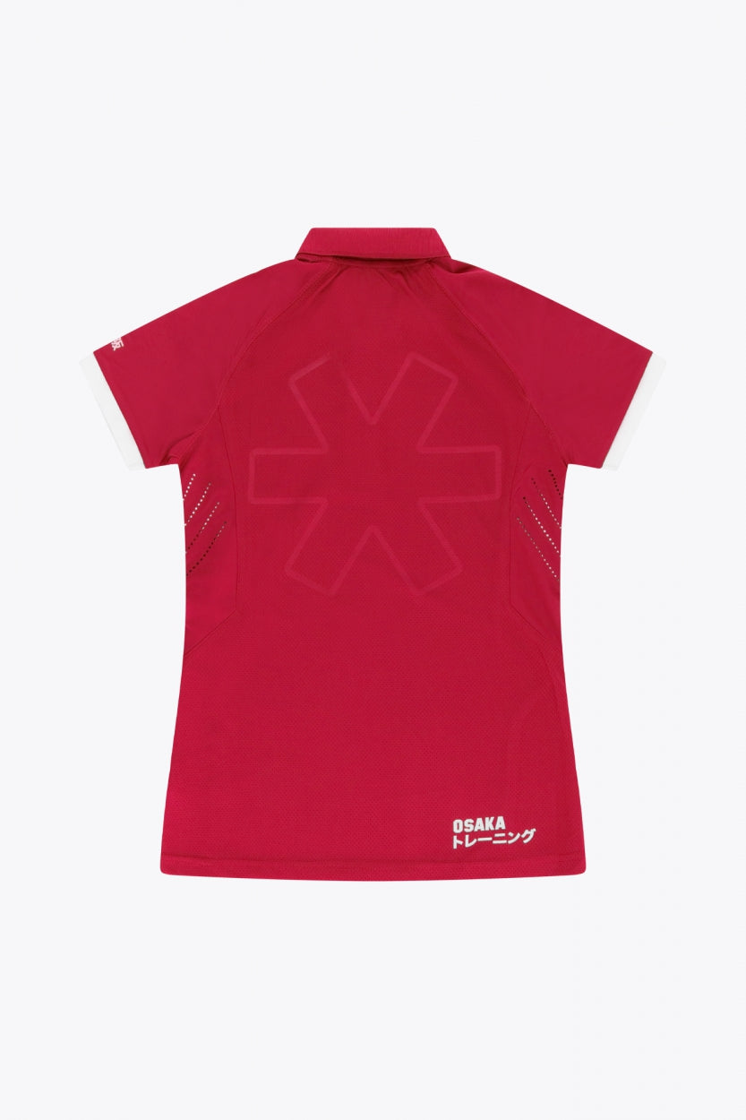 osaka-women-polo-jersey-maglia-polo-sportiva-red image 2