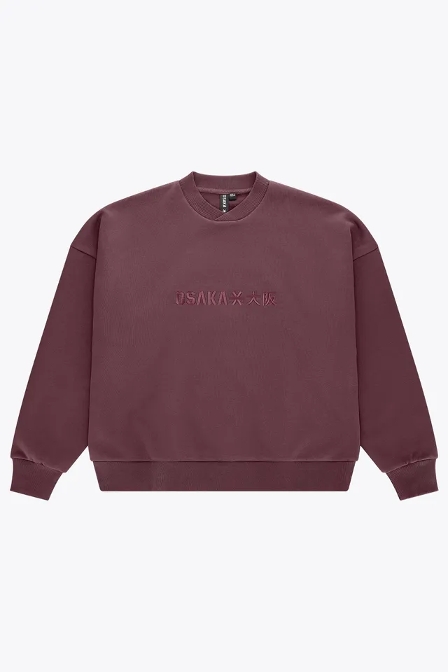 osaka-sweater-cross-collar-uomo-peppercorn image 1