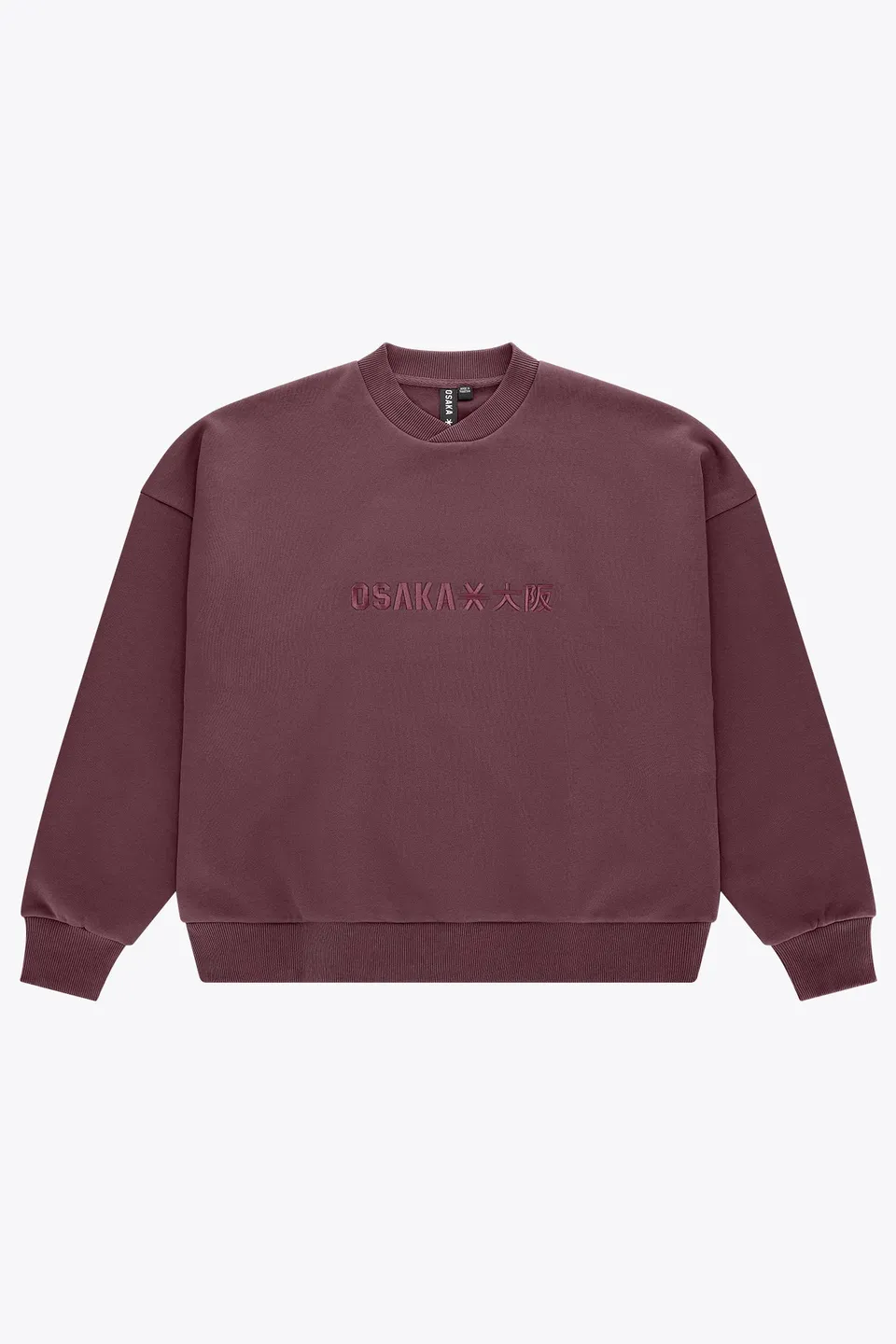 osaka-sweater-cross-collar-uomo-peppercorn image 1