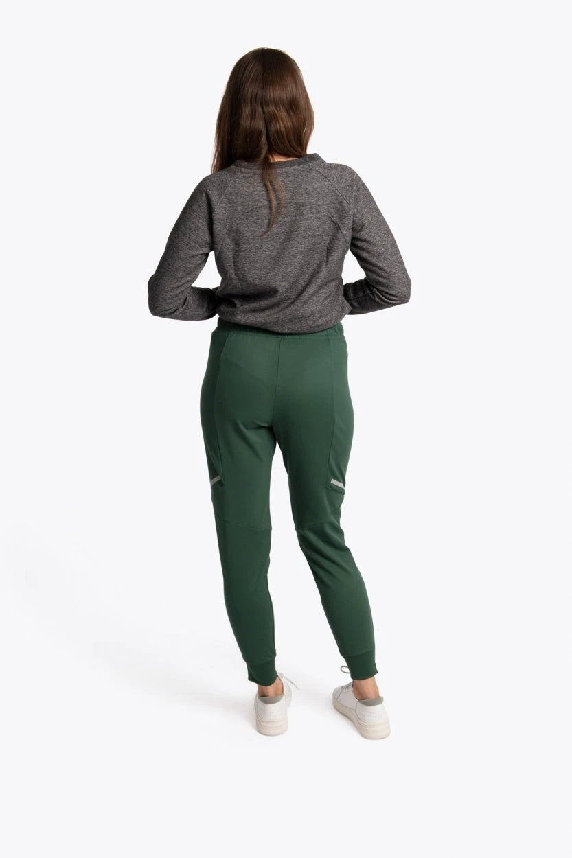 osaka-pantaloni-track-donna-verde-scuro-dark-green image 5