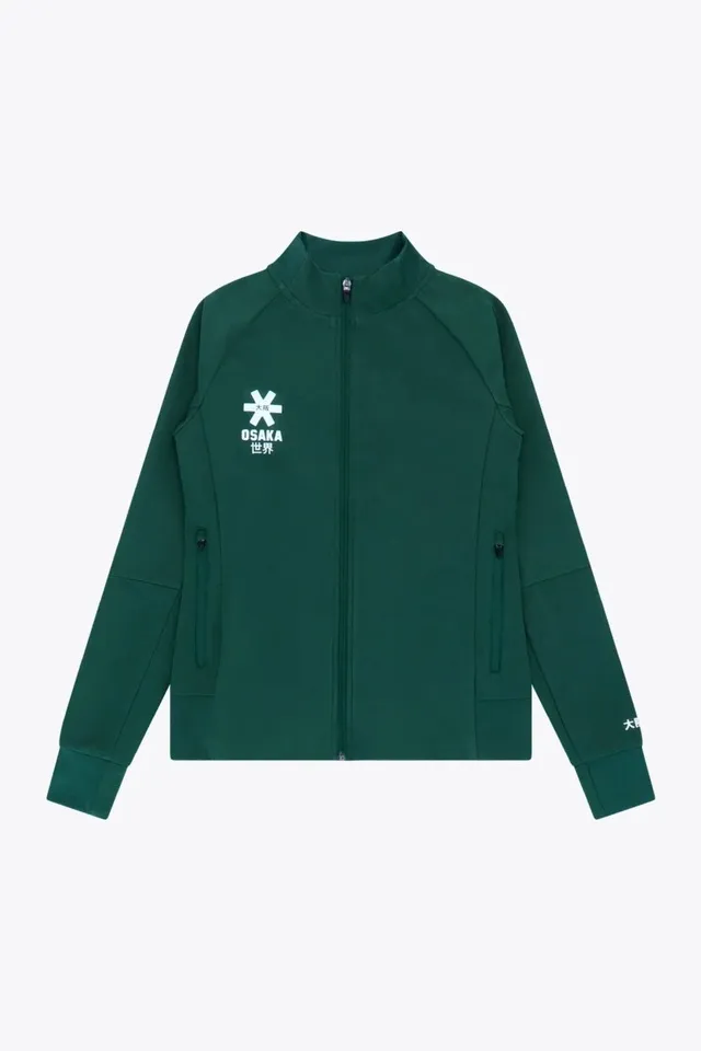 osaka-women-track-top-giacca-tutina-donna-verde-scuro image 1