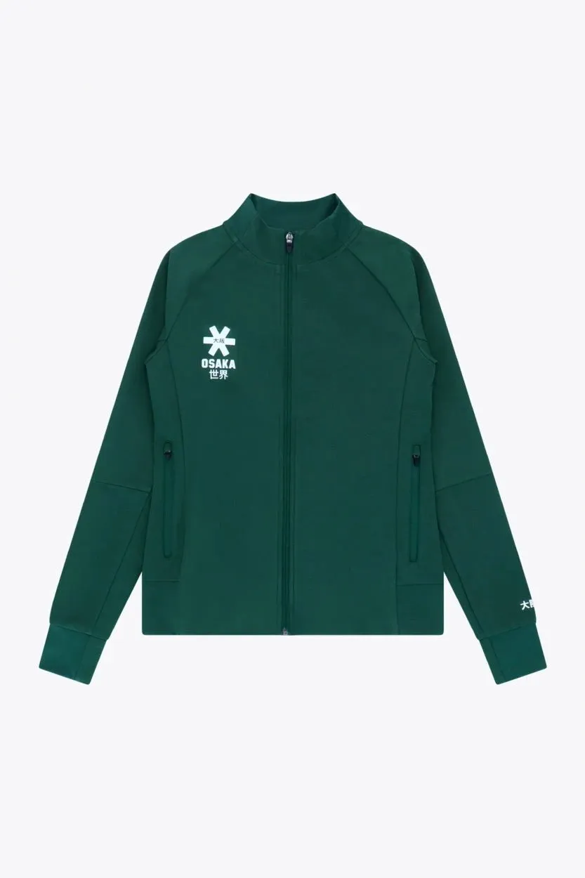 osaka-women-track-top-giacca-tutina-donna-verde-scuro image 1