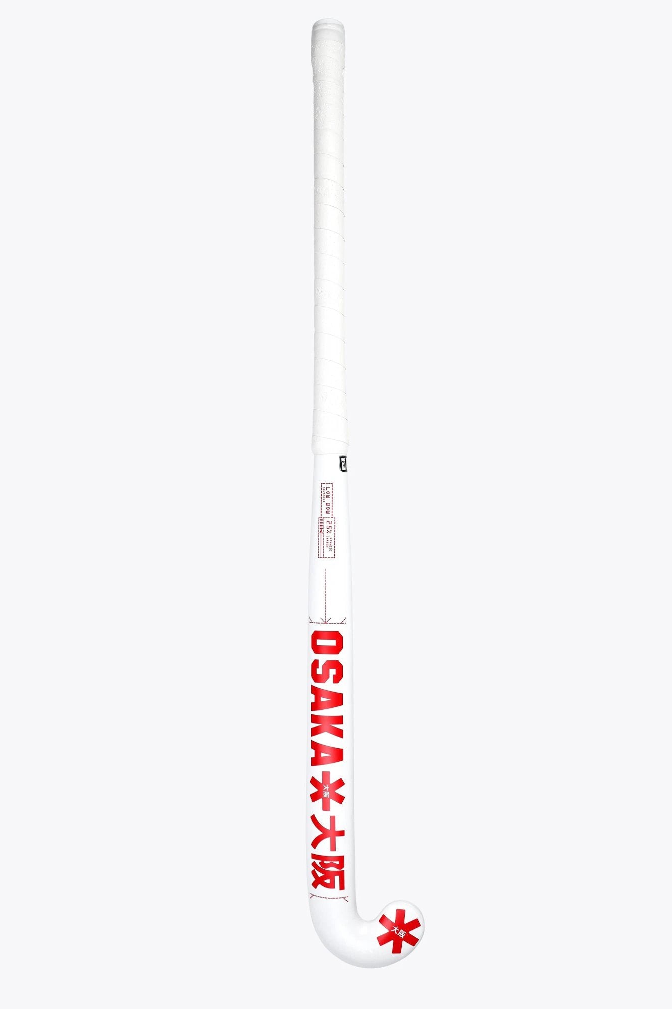 osaka-low-bow-advanced-25-bastone-hockey-prato-pompeian-red image 6