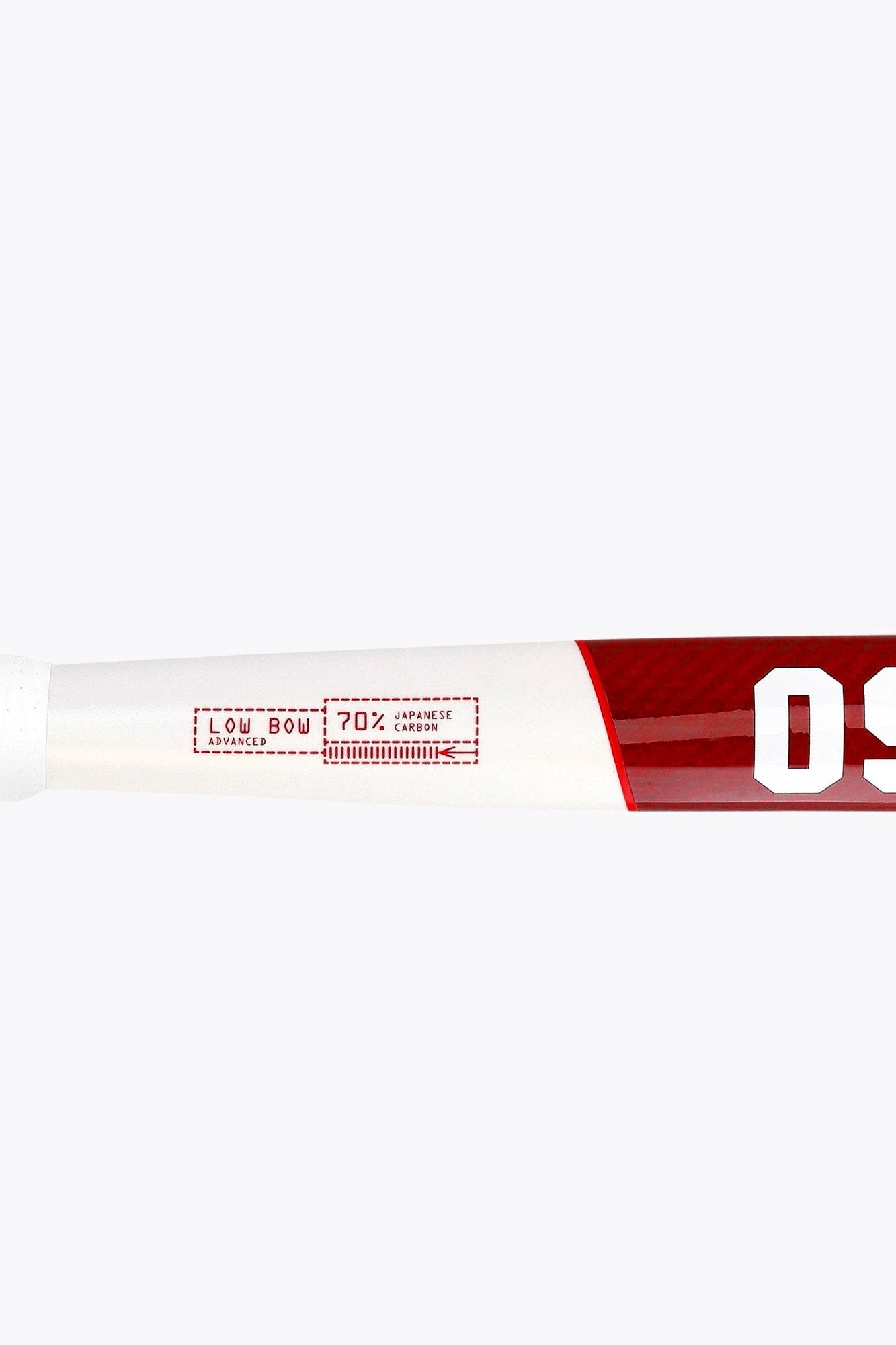 osaka-mazza-hockey-prato-low-bow-advanced-70-pompeian-red image 8